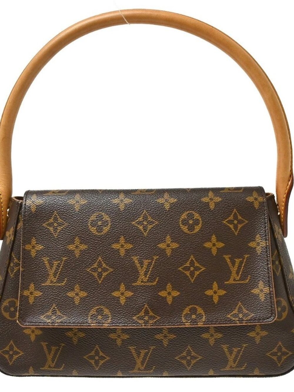 Best07 LOUIS VUITTON MONOGRAM MINI LOOPING HANDBAG M51147 MI0072 NQ11170